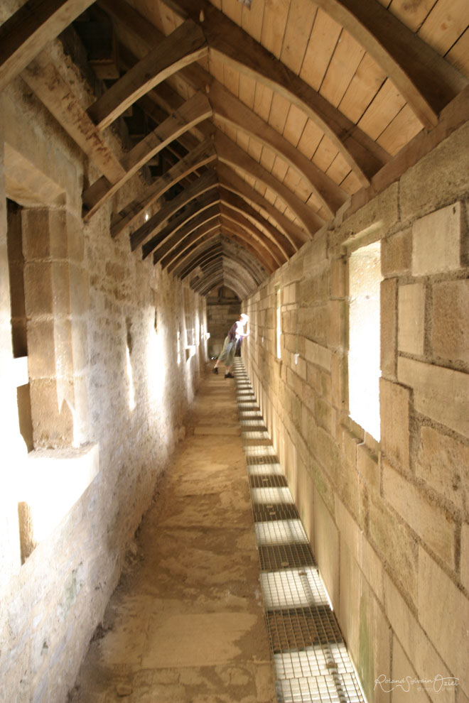 Chemin de ronde Château de Sigournais en Vendée