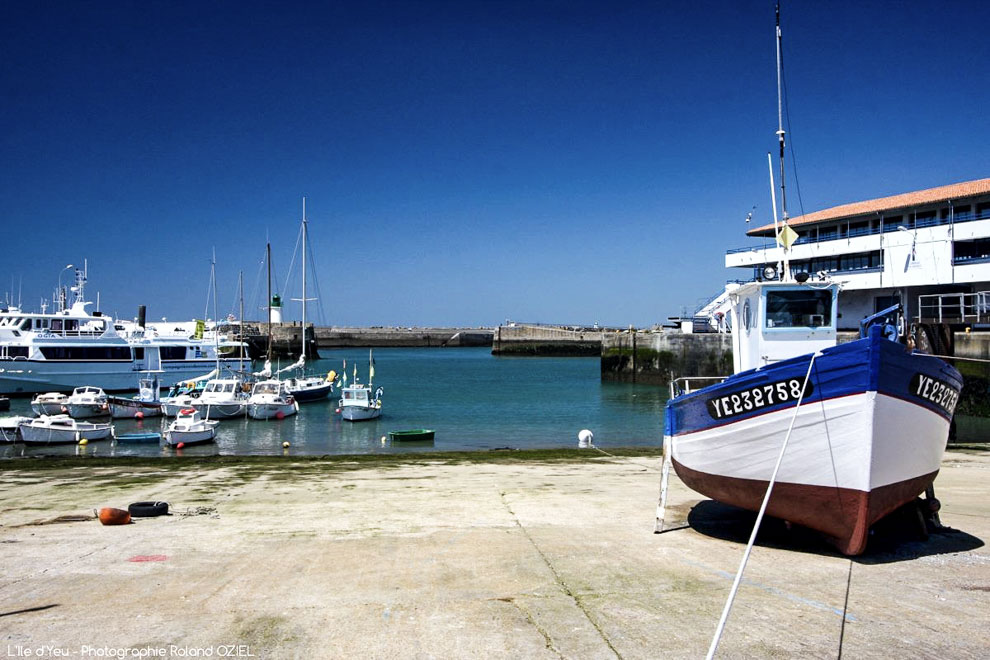 Port Joinville sur l'Ile d'Yeu